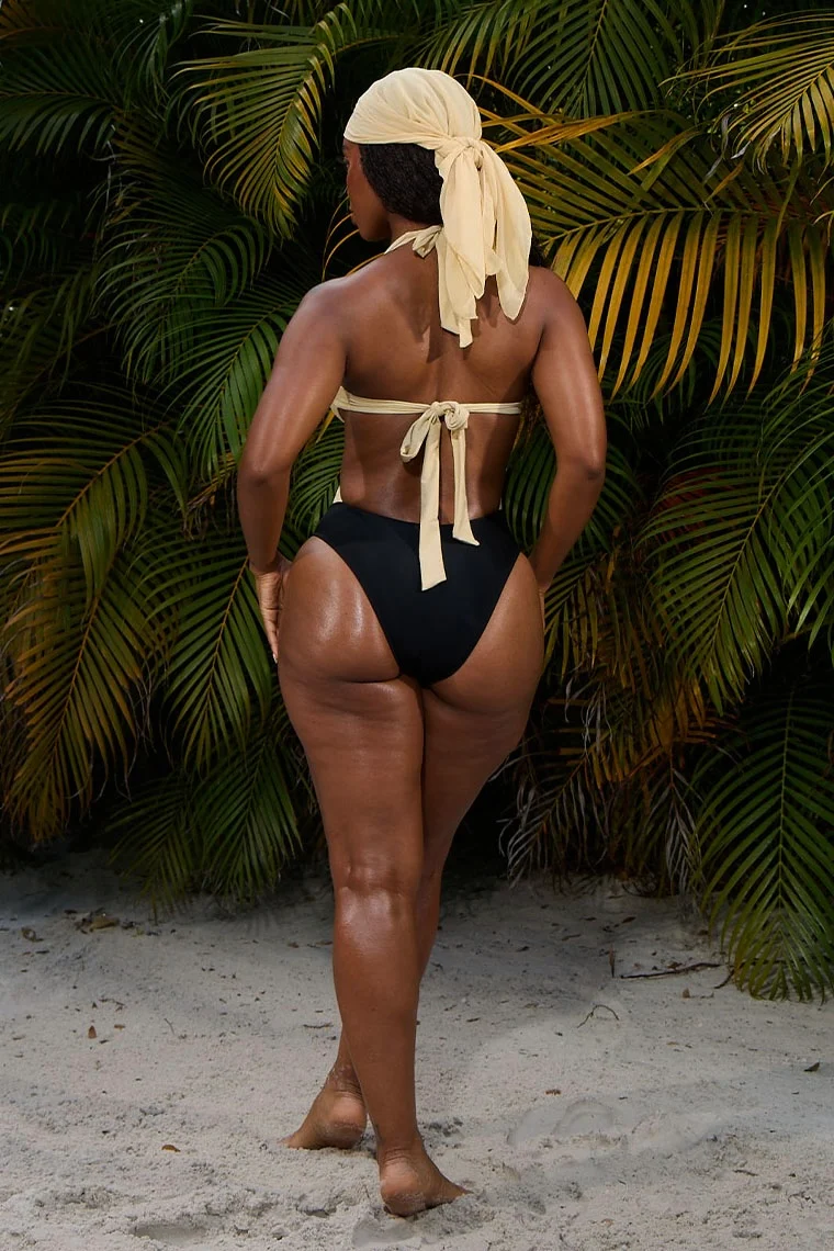 BEACH ZONE SWIMSUIT-BEIGE - Image 3