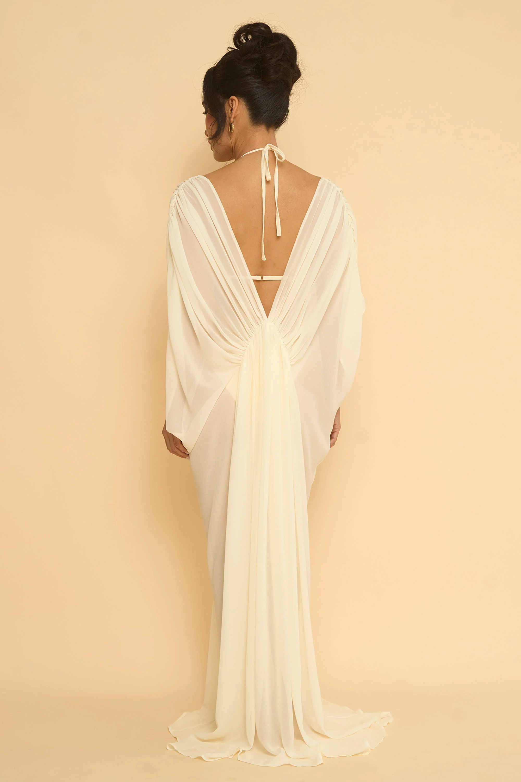 LUCY COVER UP DRESS-VANILLA - Image 3