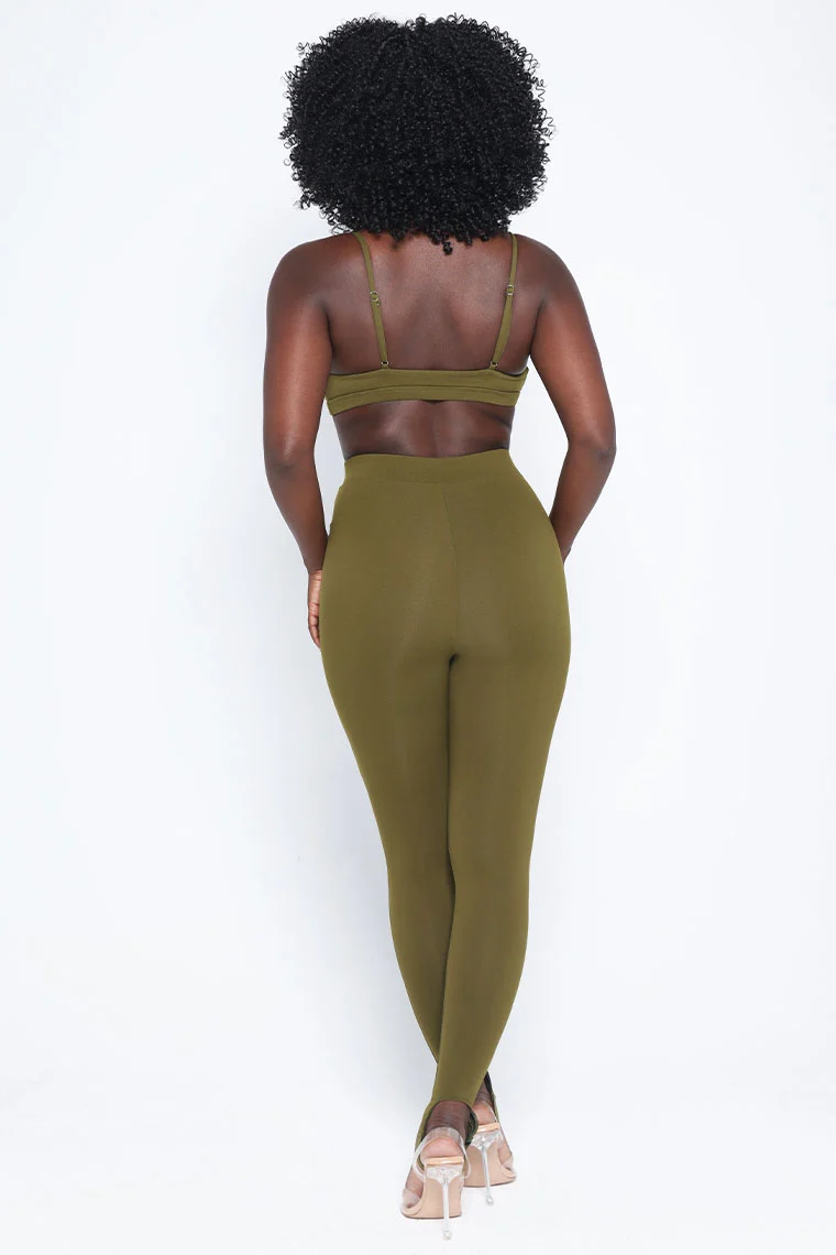 OB ESSENTIALS BRALETTE-OLIVE - Image 3
