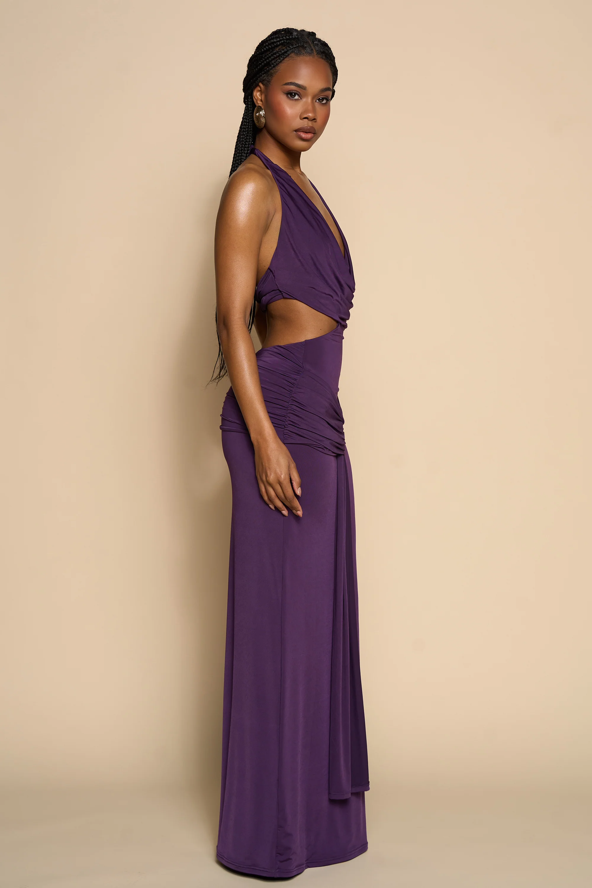 VELORAE DRESS-PLUM - Image 8
